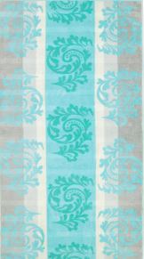 1057-14_t_rkis_1 Handtuch Noblesse Cashmere Jaquardt türkis 50 x 100 cm