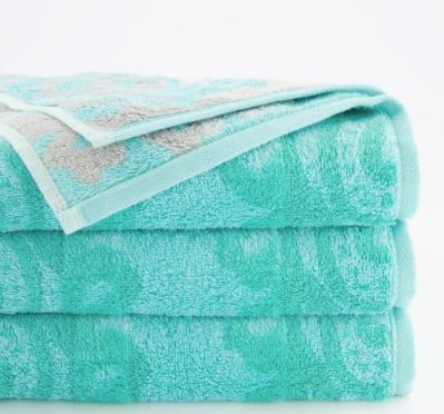 1057-14_grupped3_1 Handtuch Noblesse Cashmere Jaquardt türkis 50 x 100 cm