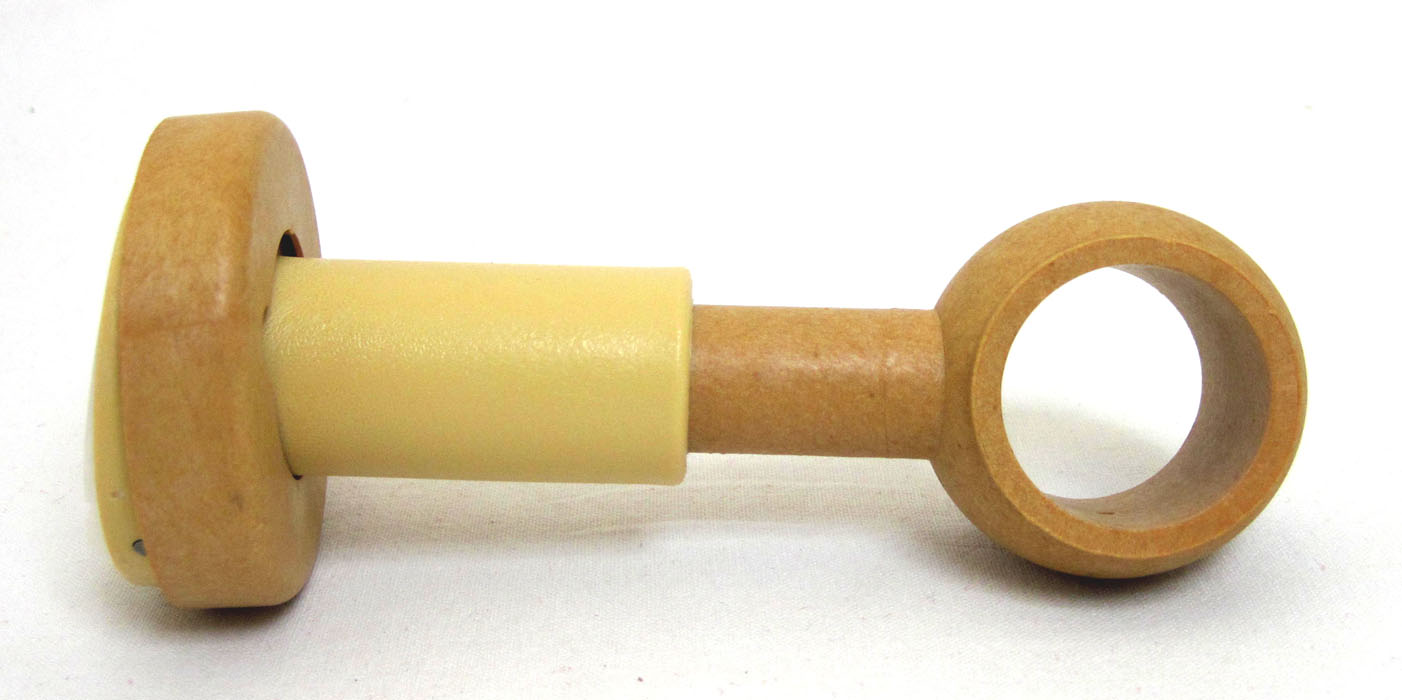 Federträger Holzfarbe hell Kunststoff ca. 13 cm