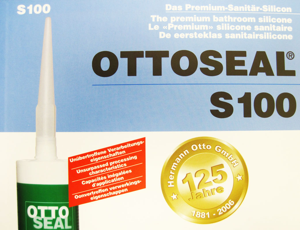 Sanitär-Silikon OTTOSEAL S100 Strandbeige C1106, Kartusche 300 ml