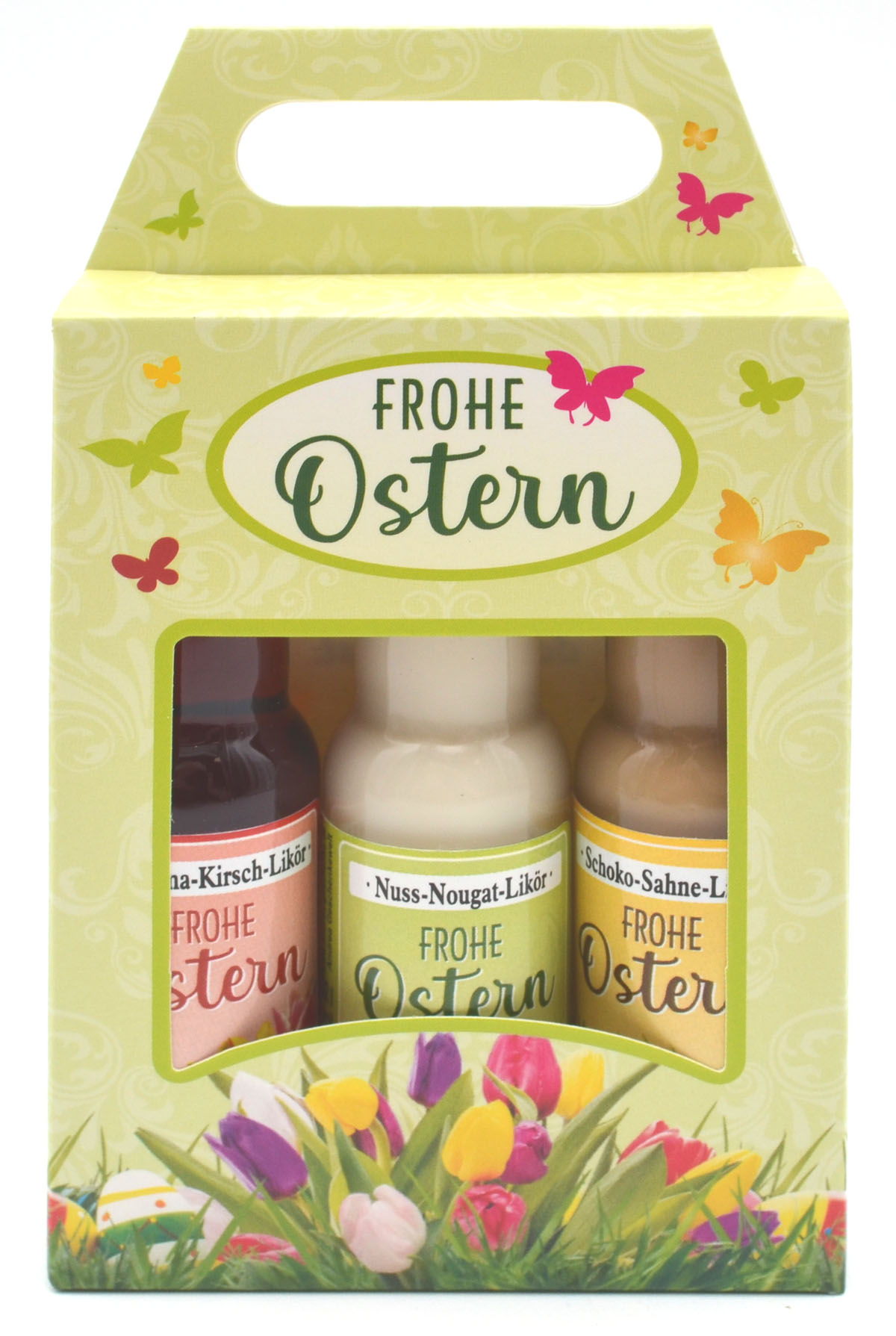 3er Likörbox "Frohe Ostern" je 15%vol. 0,02l  