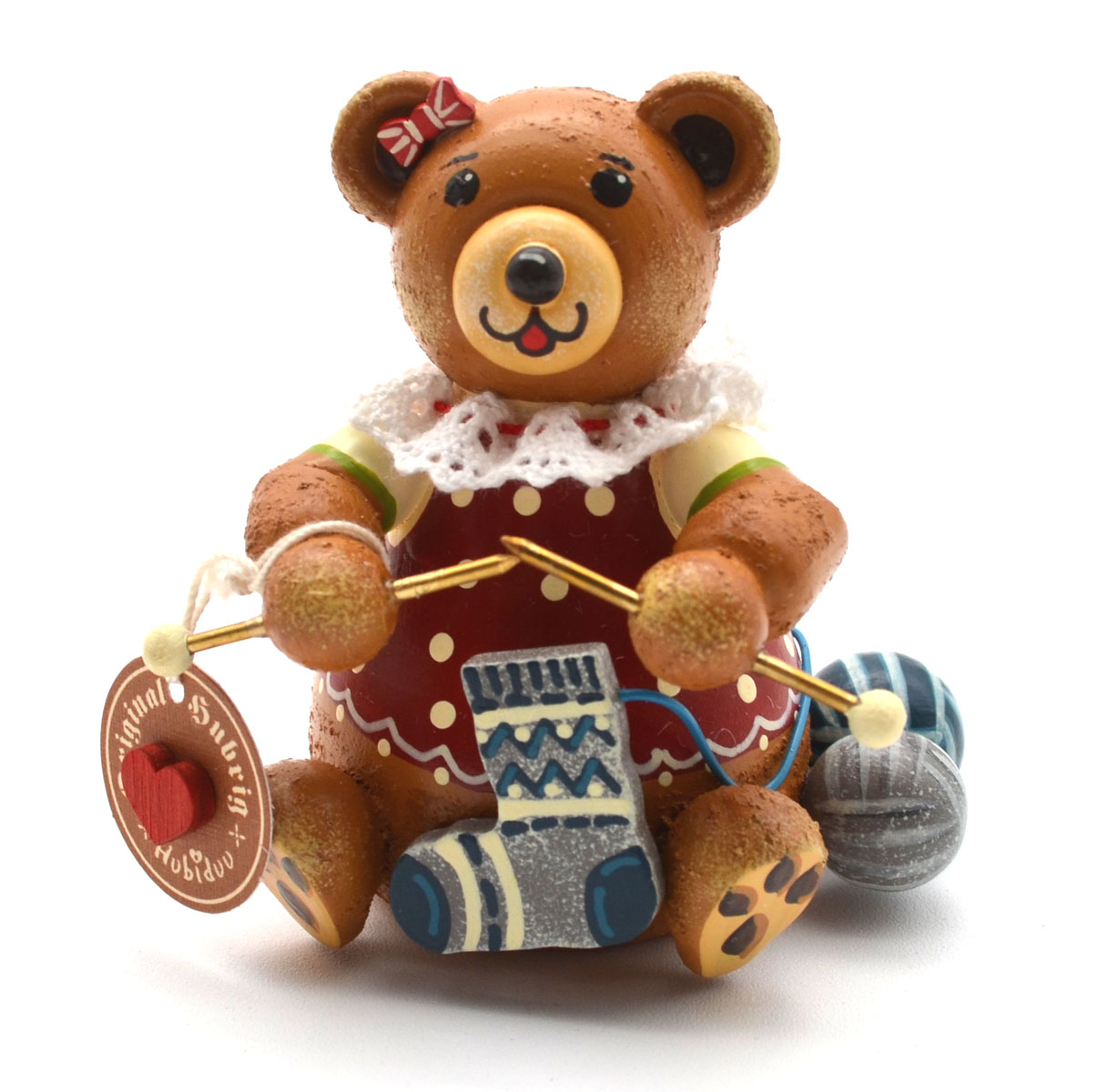 Hubrig Teddy Strickliesel 7 cm  Hubiduu