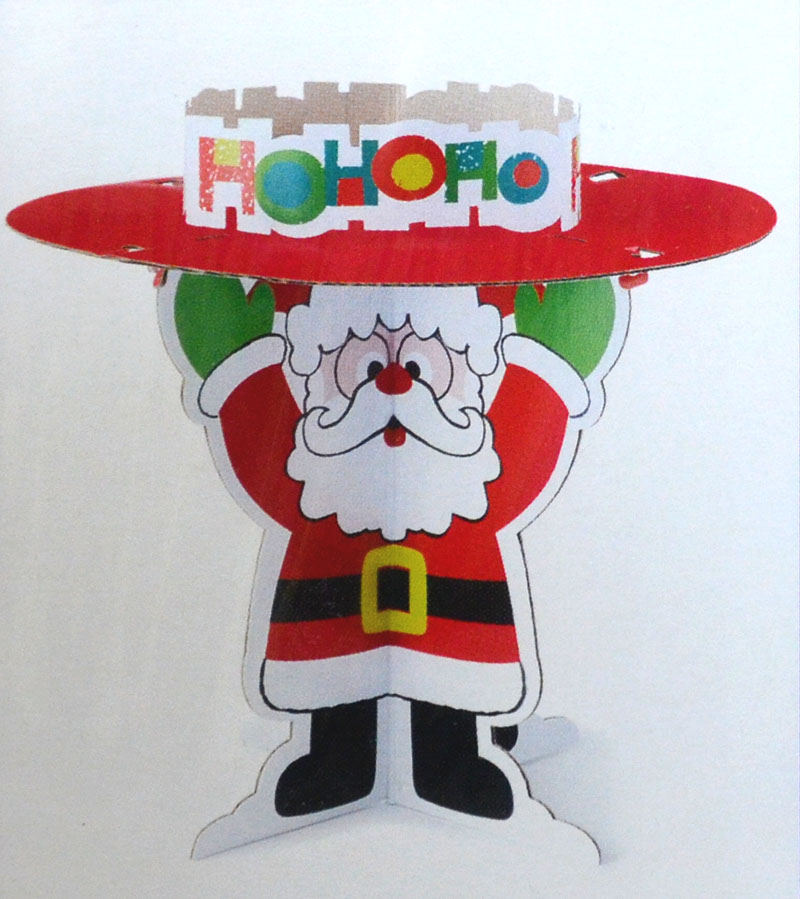 Leckerbissenständer aus Hartpappe Höhe 28 cm d=30 cm