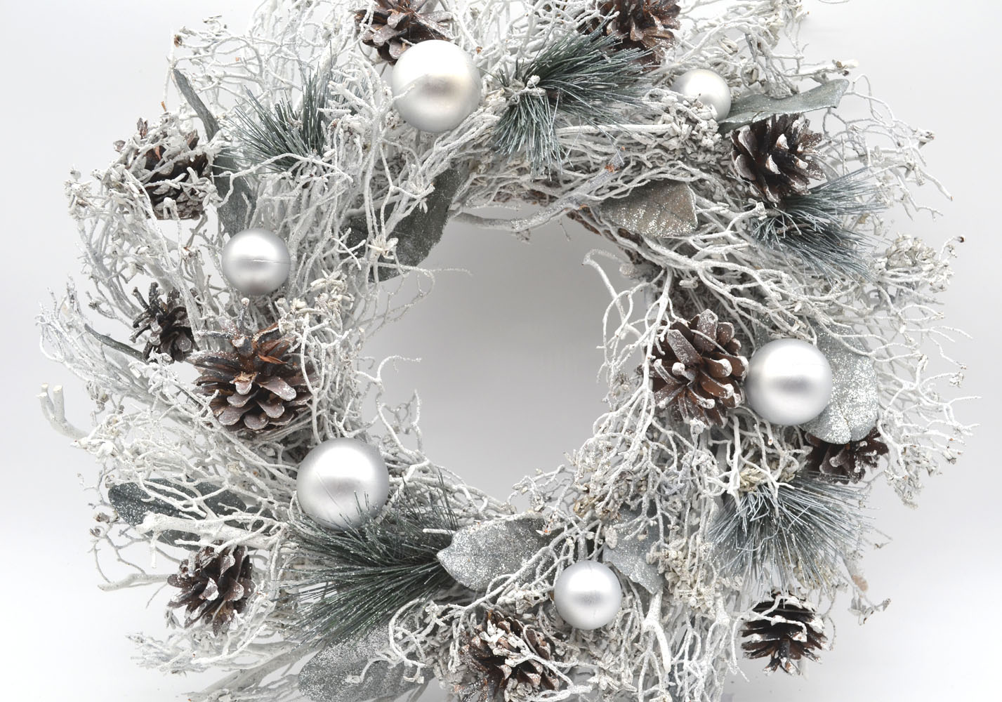 Adventskranz Wintermix Türkranz künstlich d=42 cm B-Ware