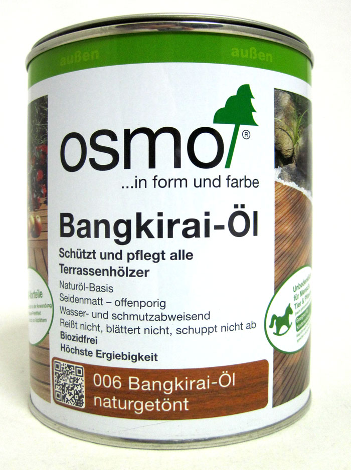 Osmo Bangkirai-Öl 006 naturgetönt 750ml