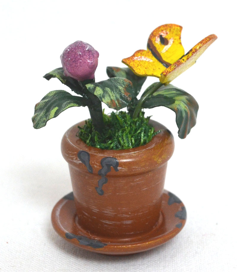 303h1003_kleeblume Hubrig - 1 Stück Miniatur Kleeblume ca. 4 cm