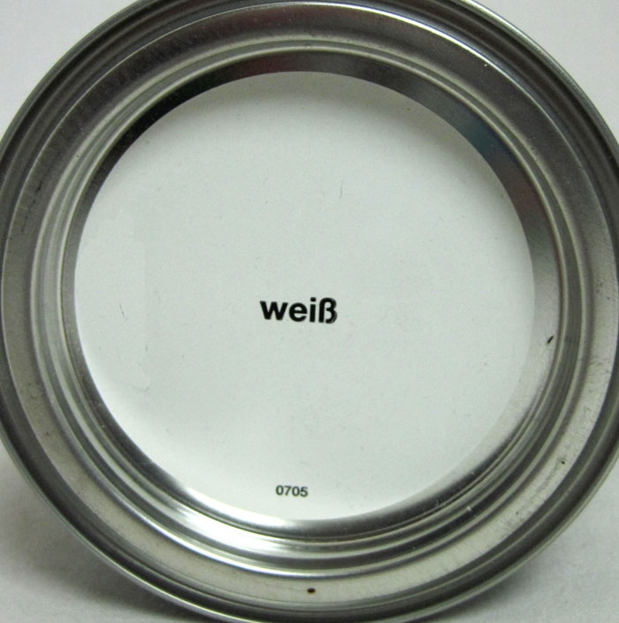 Polarweiss Weißlack 375 ml seidenmatt Acryl-Lack
