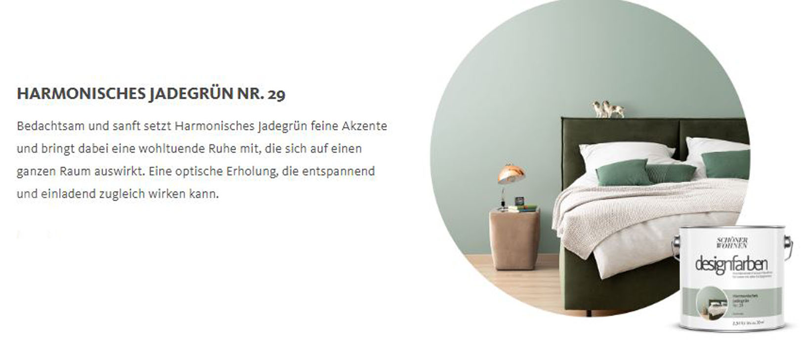 Designfarbe Harmonisches Jadegrün Nr. 29 2,5 l