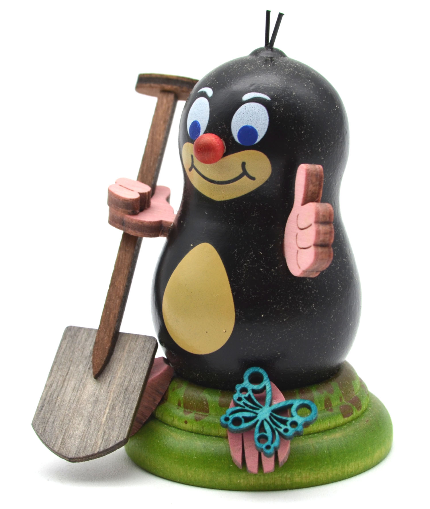 Maulwurf "Paul" mit Schaufel ca. 7 cm hoch