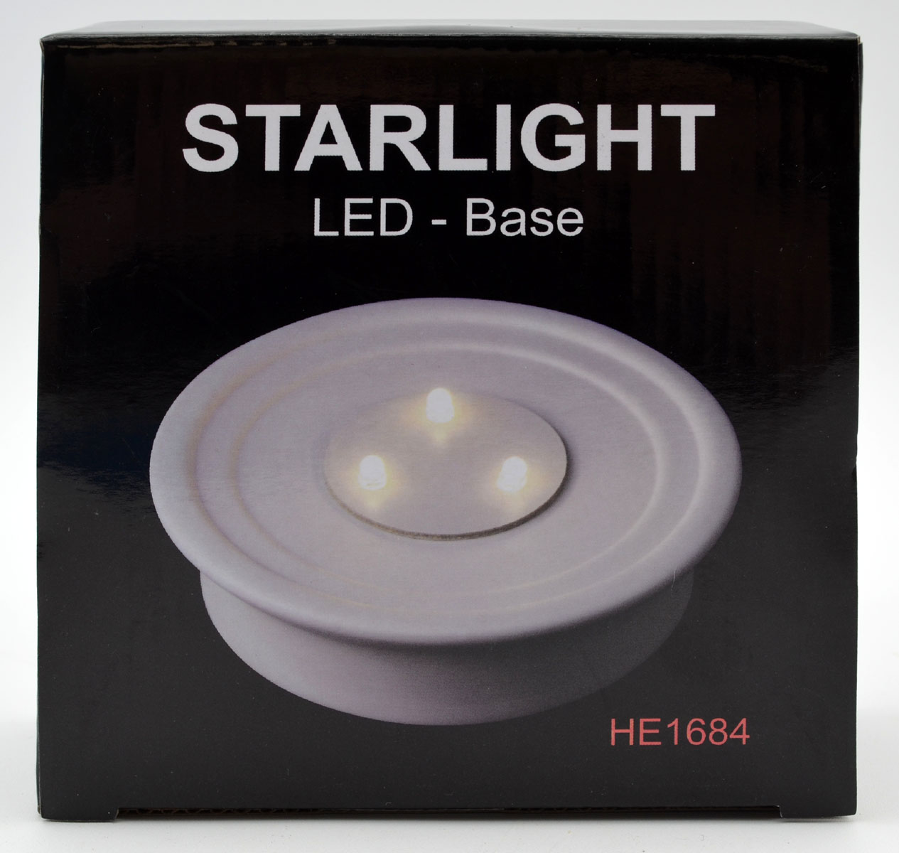 Starlight LED Base Ø 11,5 cm – LED Unterlage batteriebetrieben 