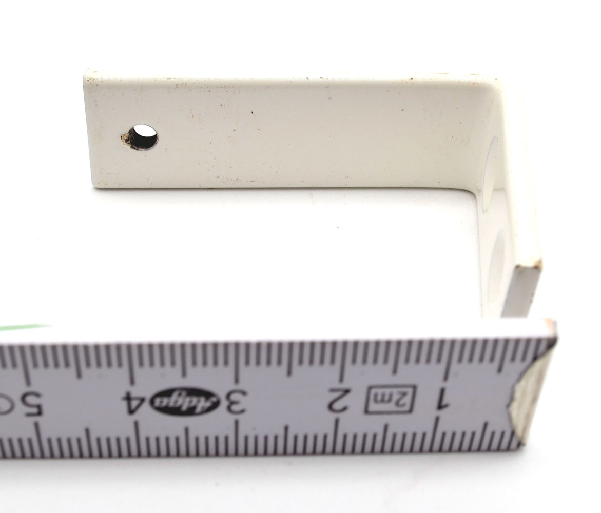 Wandwinkel Metall weiss 50x40x0,2 mm Universal incl. Befestigungsmaterial