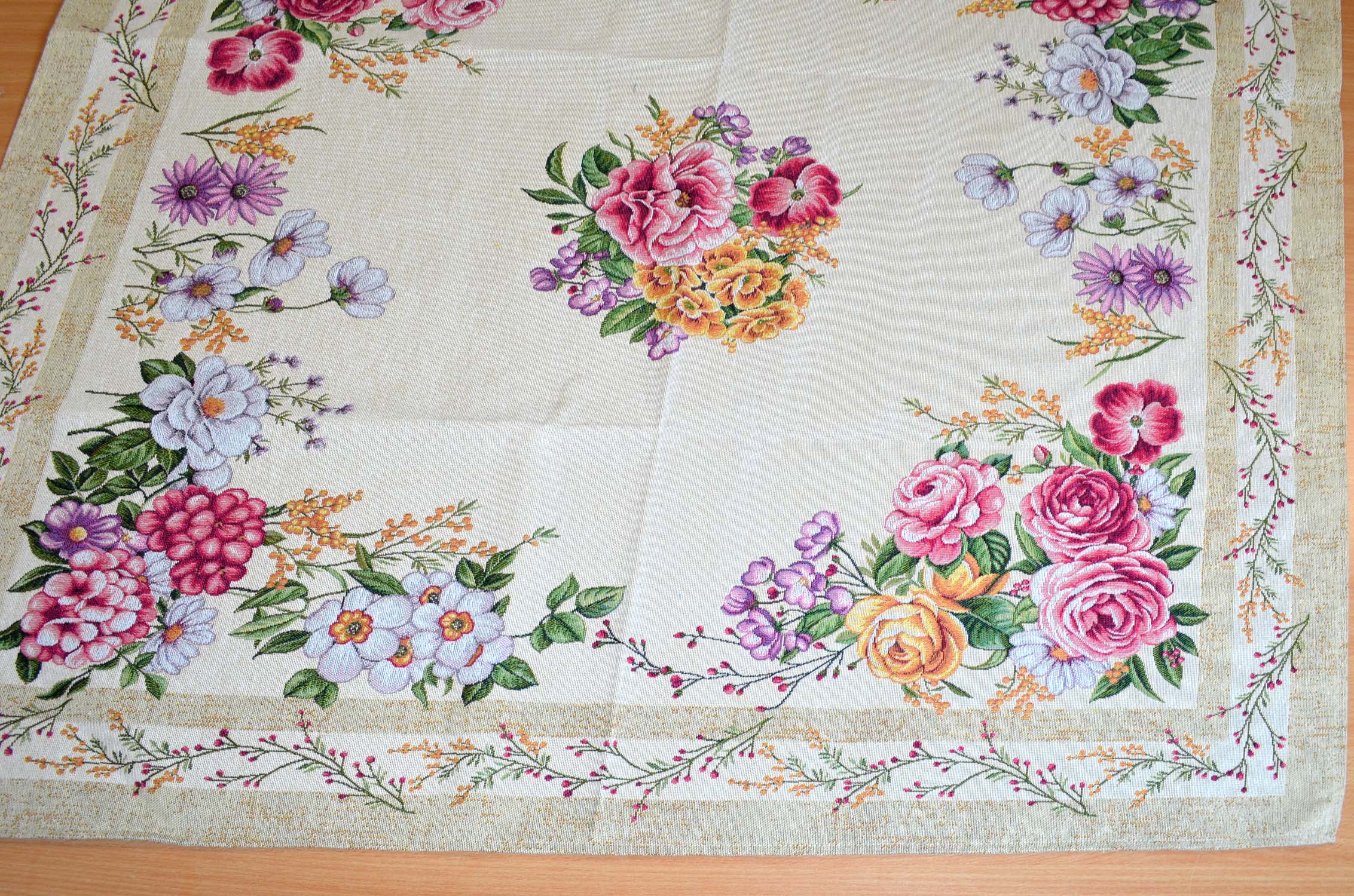 Tischdecke 100 x 100 Gobelin "Heide" 