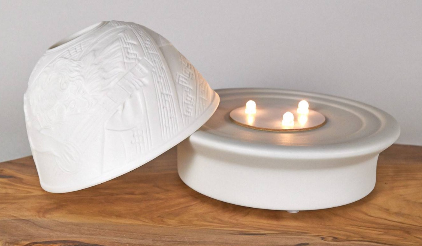 Starlight LED Base Ø 11,5 cm – LED Unterlage batteriebetrieben 