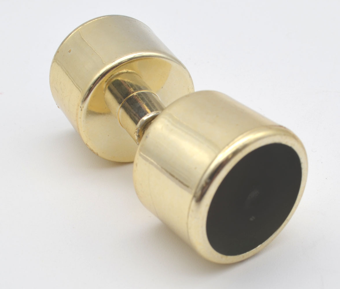 Eck-Rohrverbinder für Gardinenstangen Stil 28 messingfarben Kunststoff  Eck-Rohrverbinder für Gardinenstangen Stil 28 messingfarben Kunststoff