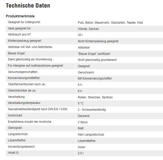 Schöner Wohnen Trendfarbe 6428 Toskana matt 50 ml Tester 
