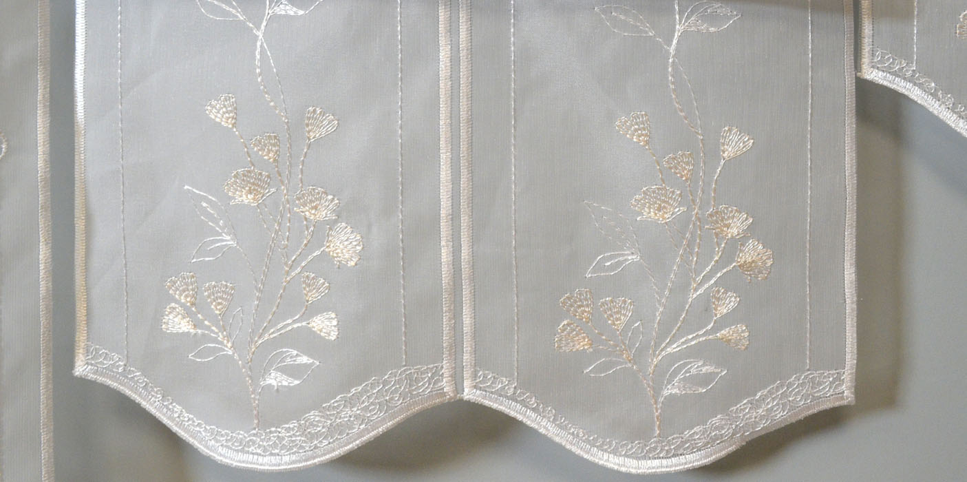 16cm breites Clippanneaux Raffpanneaux Gingko ca.140cm hoch