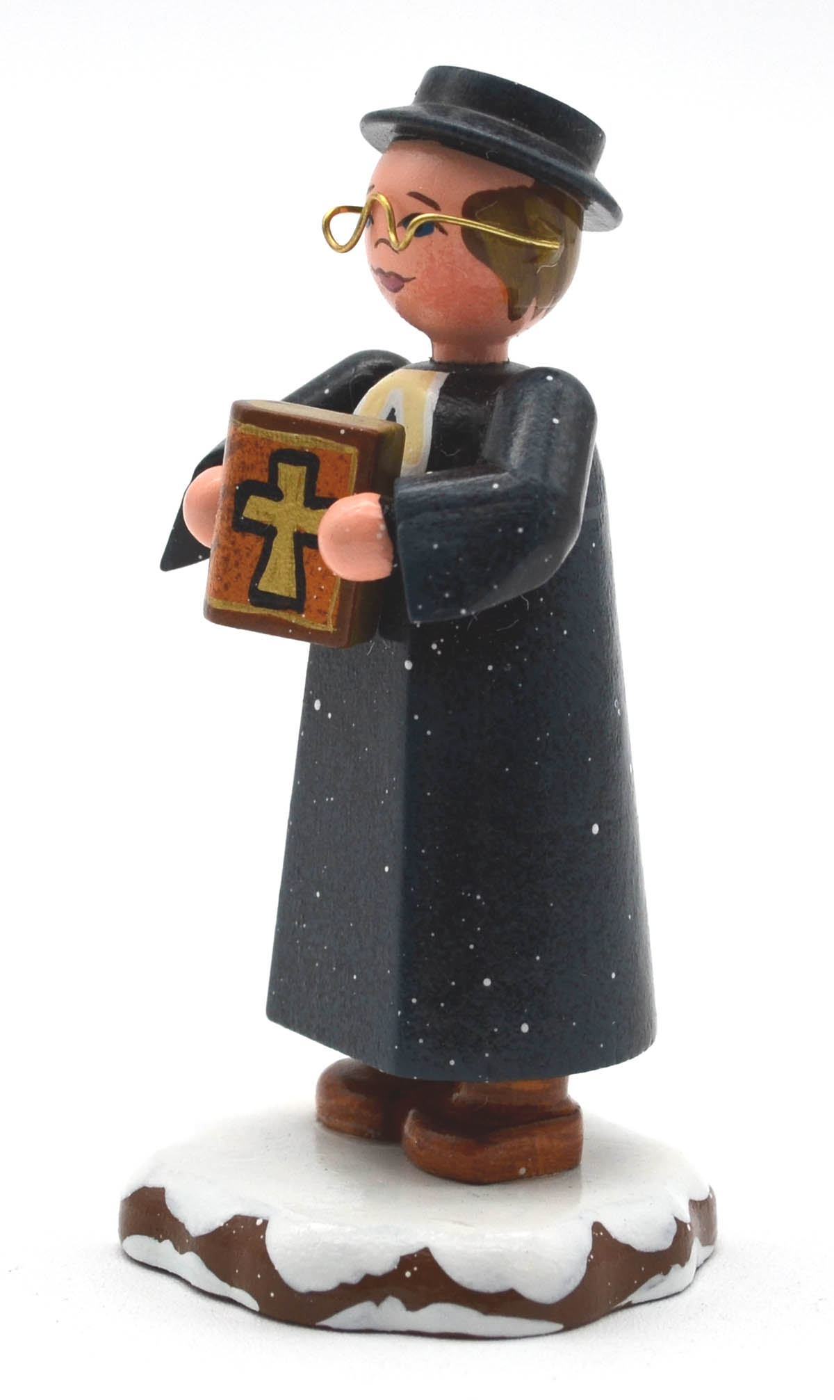 Hubrig - Winterkind "Herr Pfarrer" ca. 7,5 cm 