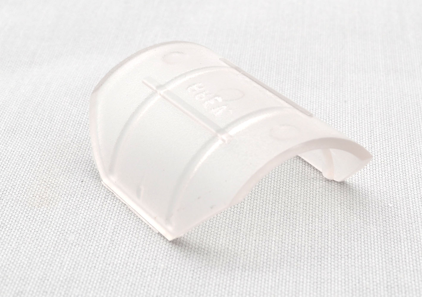 1 Schlaufengleiter transparent für Stangendurchmesser 16-25 mm