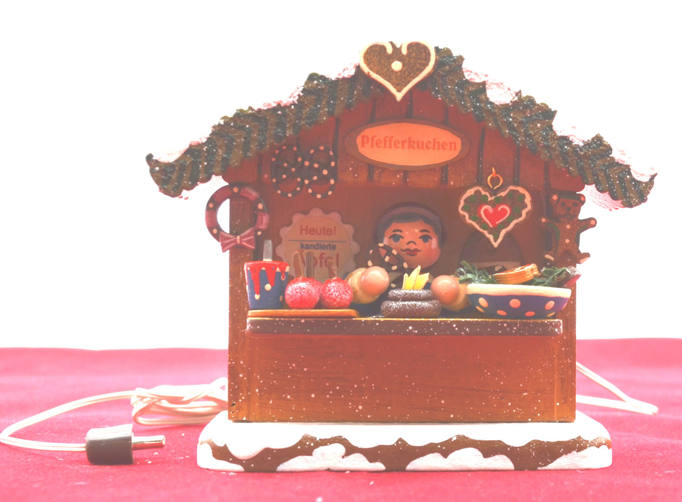 Hubrig - Wiki - Pfefferkuchenhäusel elektrisch beleuchtet ca. 9,5x8,5x4 cm (BxHxT)