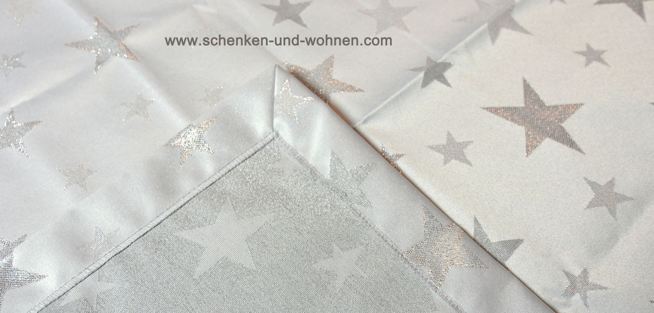 Mitteldecke 85 x 85 cm Sterne gold