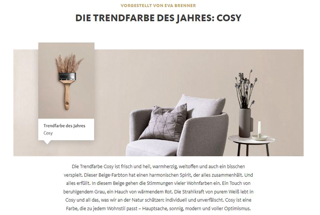 Schöner Wohnen Trendfarbe 8574 Cosy matt 50 ml Tester