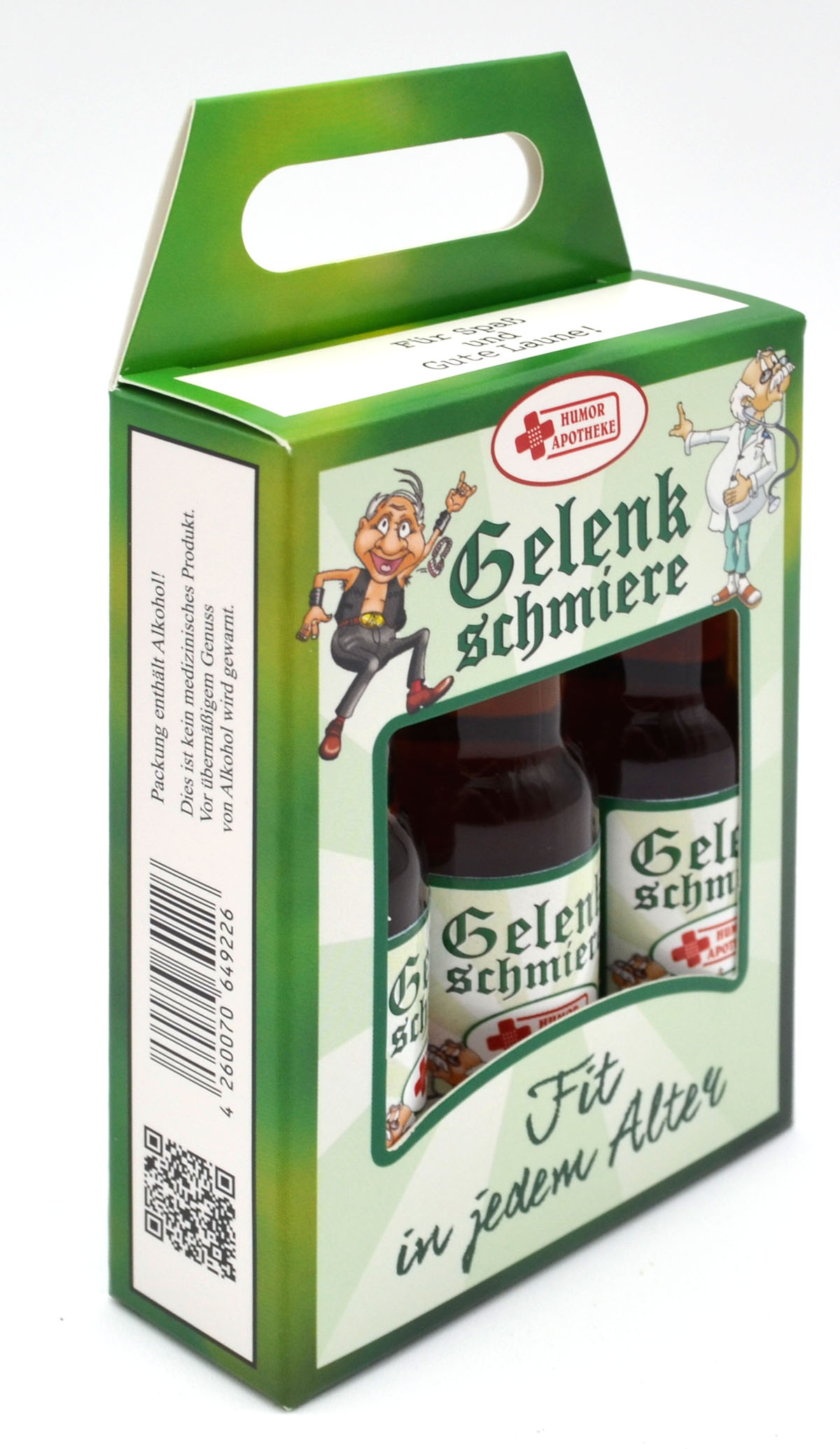 3er Likörbox "Gelenkschmiere" je 33%vol. 0,02l 