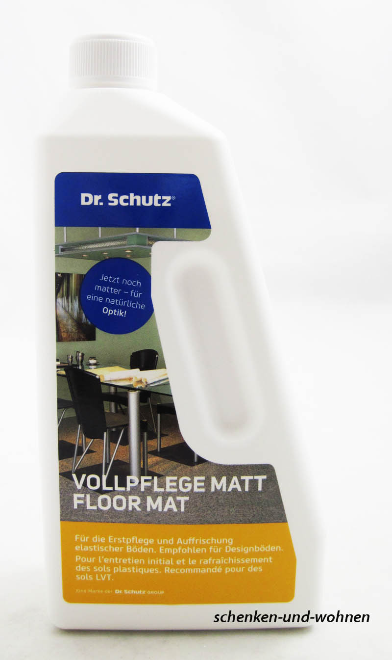 Dr. Schutz Vollpflege matt 750 ml - empfohlen für Designböden