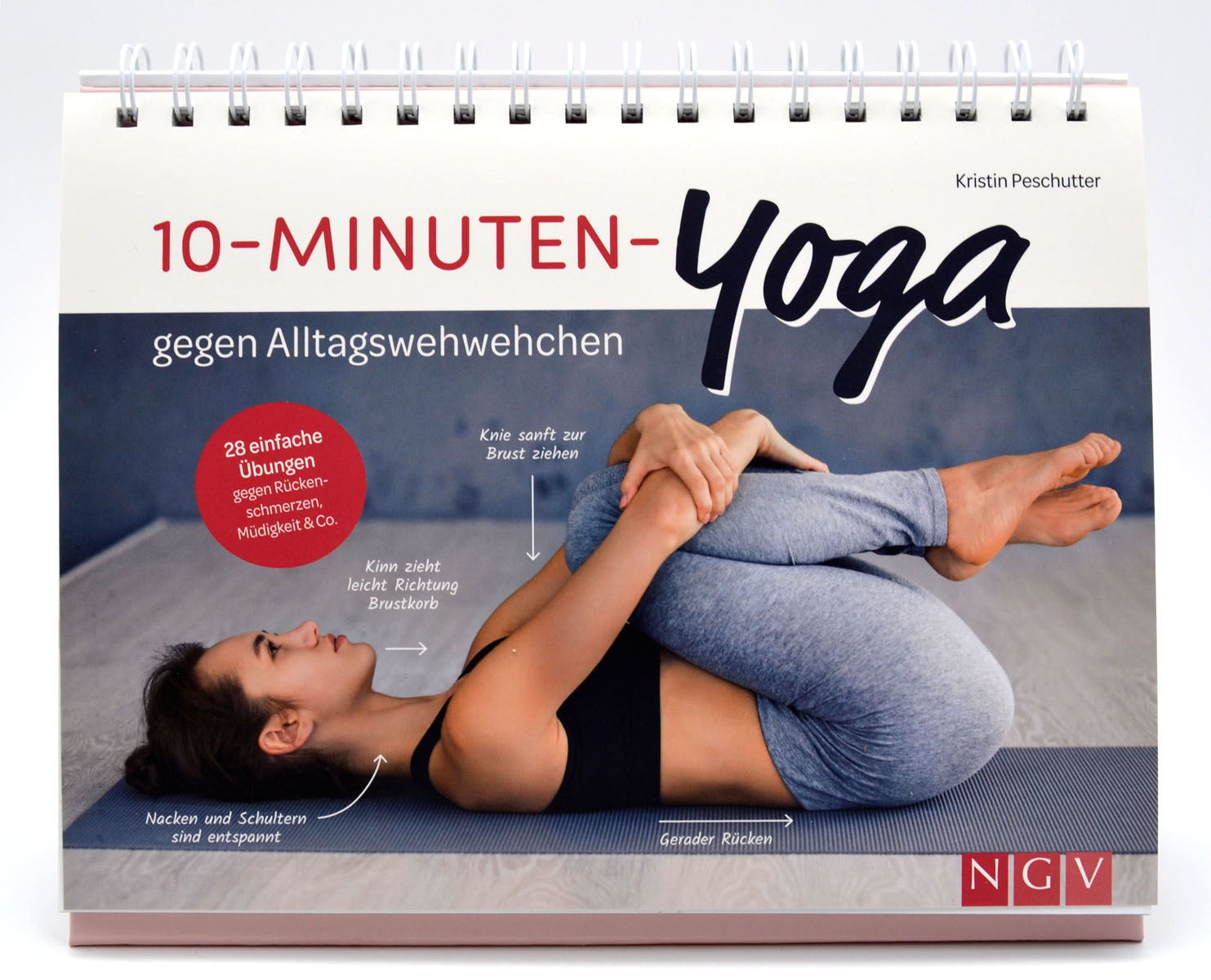 10-Minuten-Yoga Aufstellbuch 25 x 20 cm (BxH)