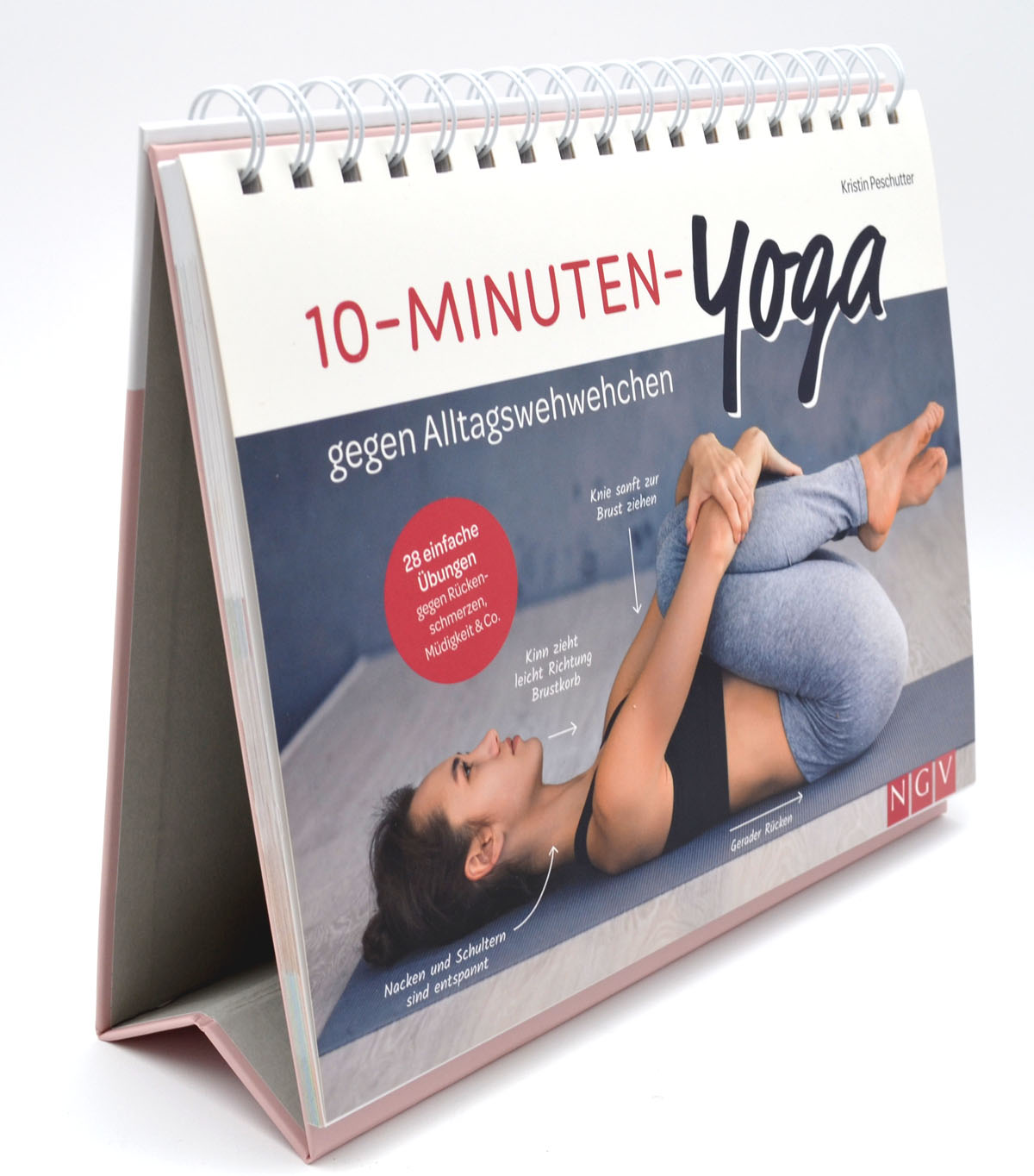 10-Minuten-Yoga Aufstellbuch 25 x 20 cm (BxH)
