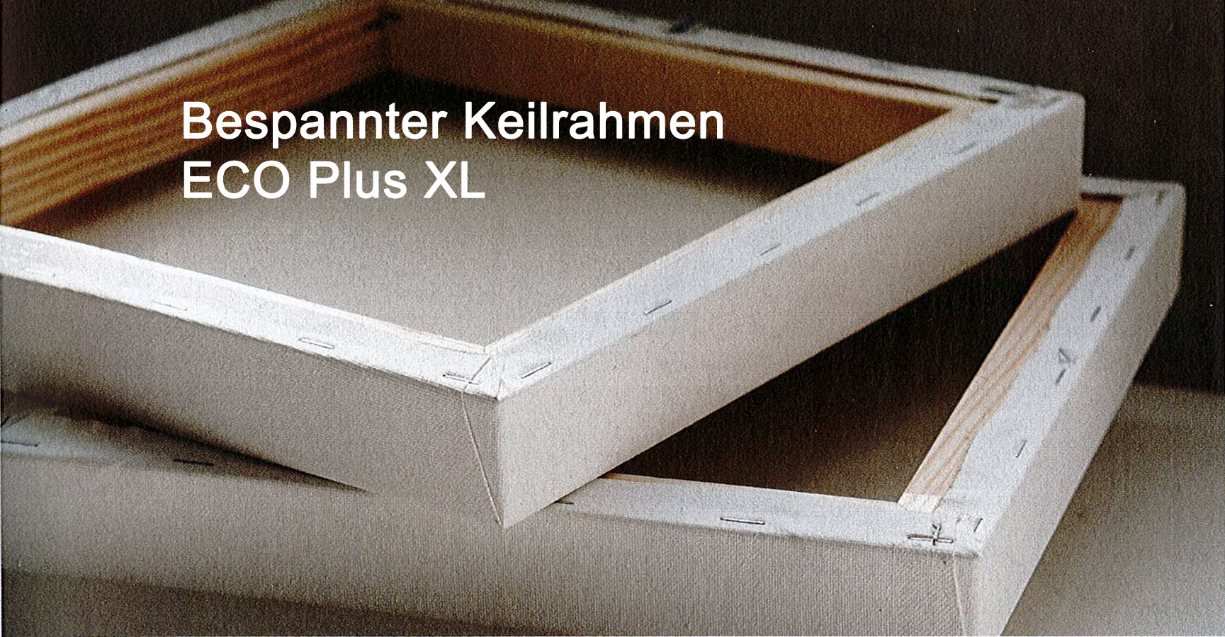 Bespannter Keilrahmen Ecoplus XL 50x60 Tiefe 3,8 cm
