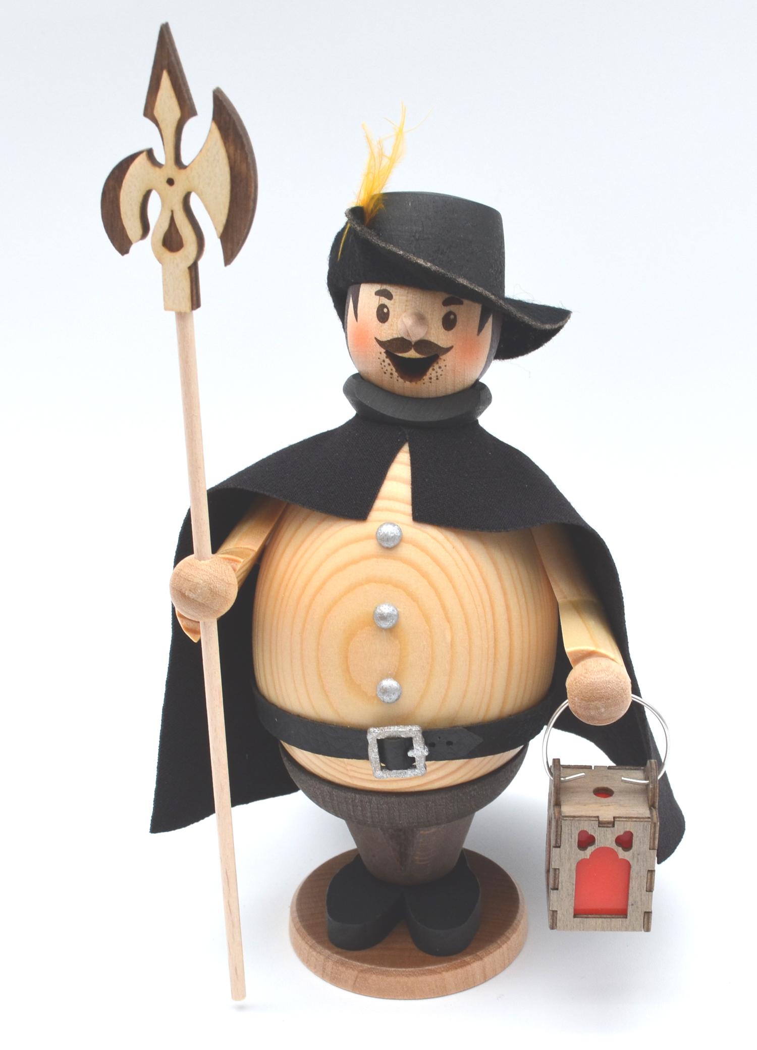 Rauchfigur Max  "Nachtwächter" mehrfarbig ca. 16 cm