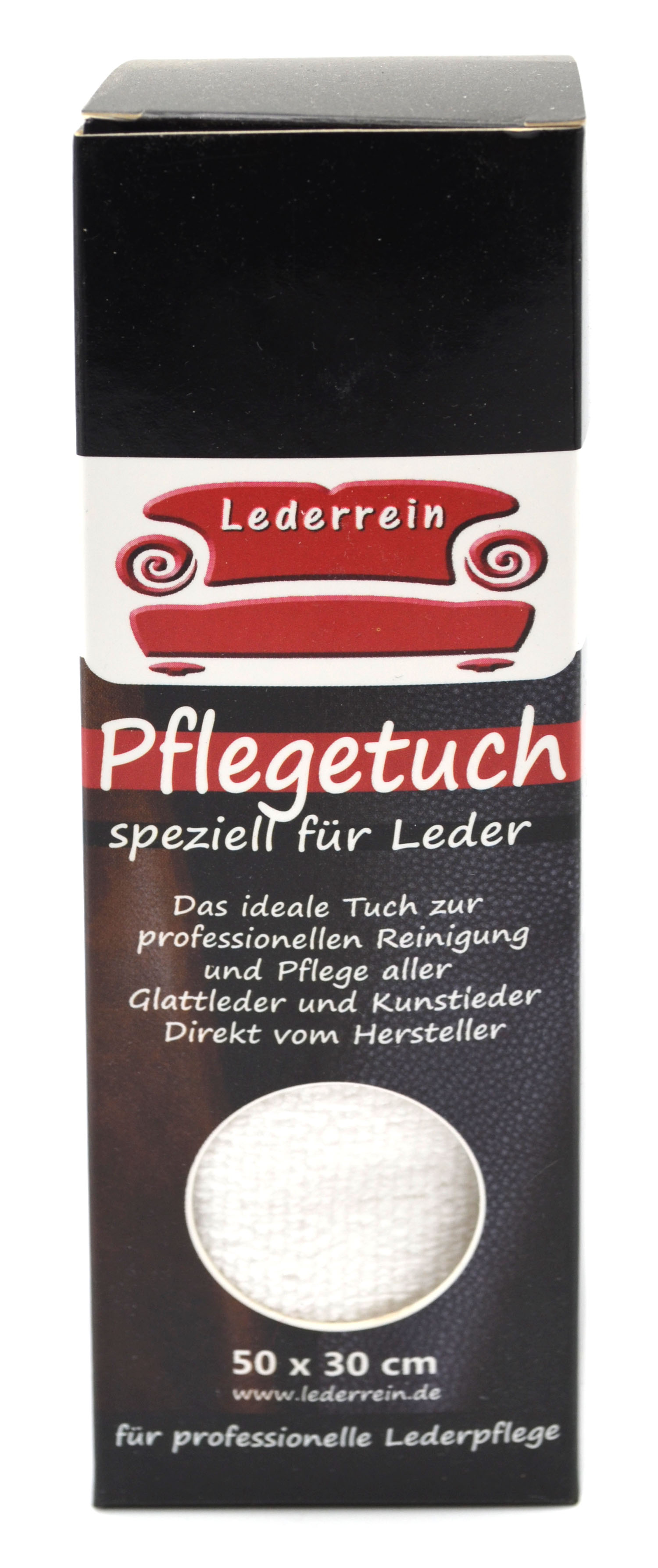 Pflegetuch speziell für Leder 50x30 cm 