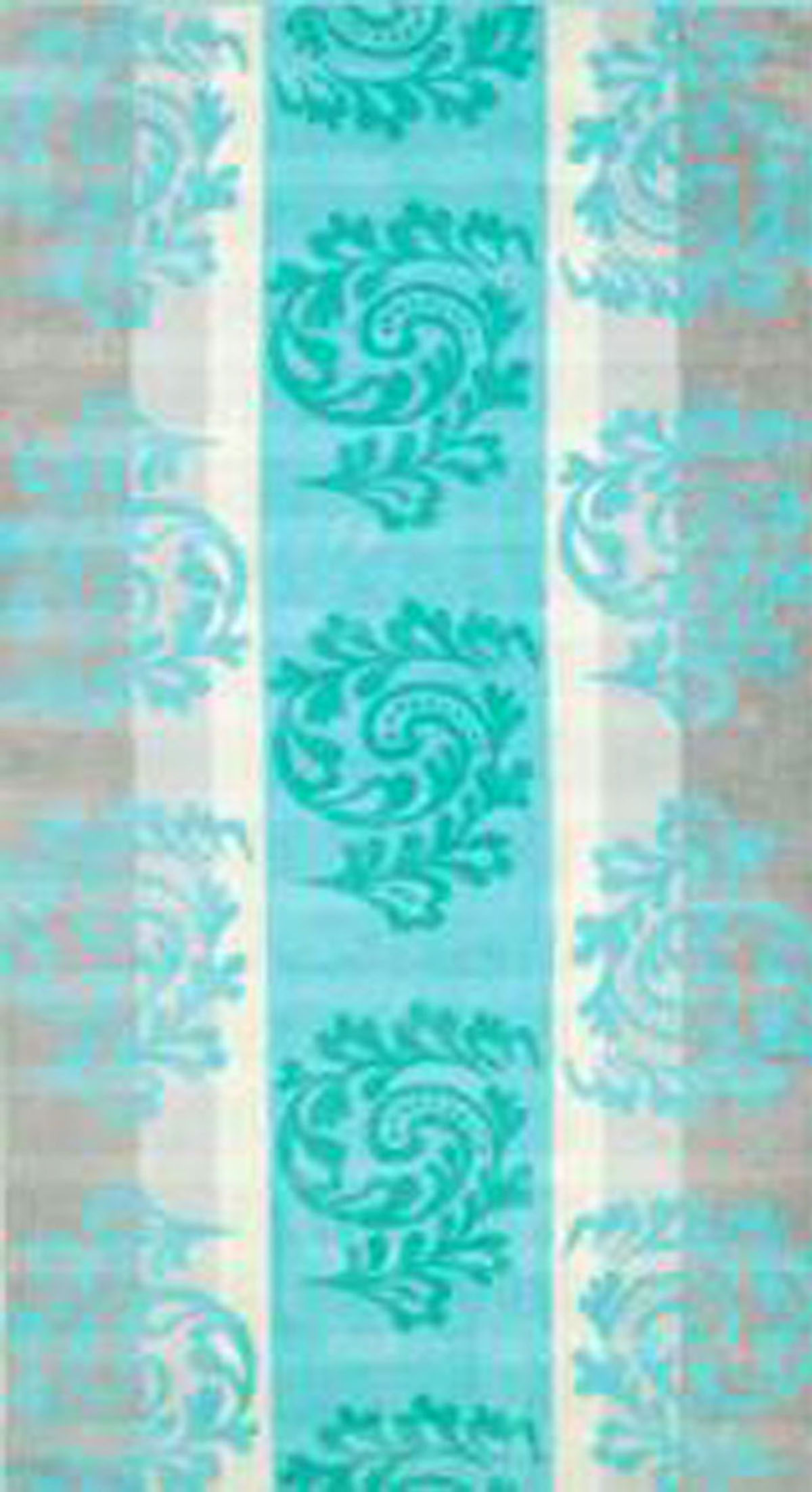Handtuch Noblesse Cashmere Jaquardt türkis 50 x 100 cm