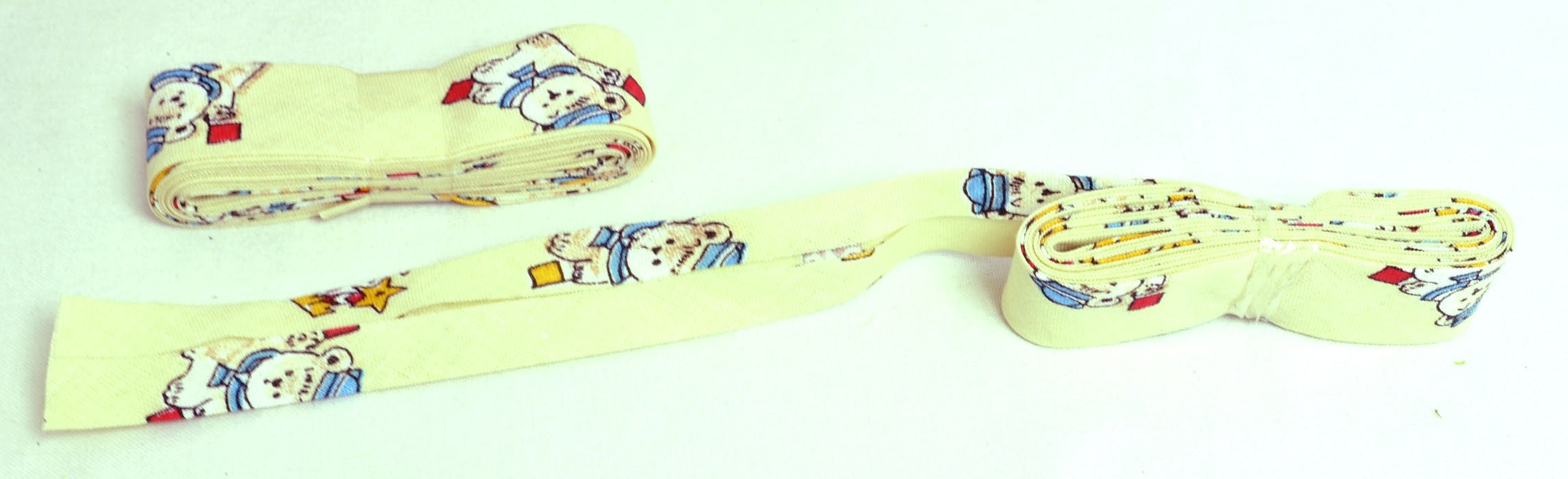 4 Einfassbänd/Schrägbänder/Biasband 2m x 20mm 100 % BW