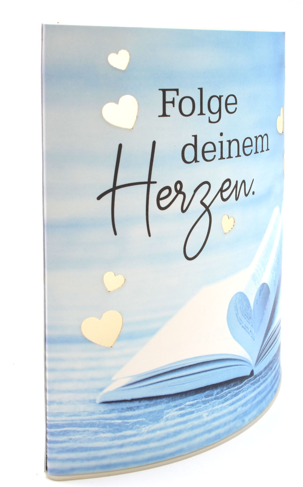 LED-Laterne "Herzen" zum Stehen oder Hängen mit Timer 16x13,5x5 cm