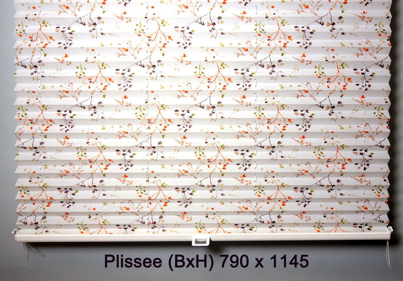 Plissee BxH 790x1145 Farbe bunt