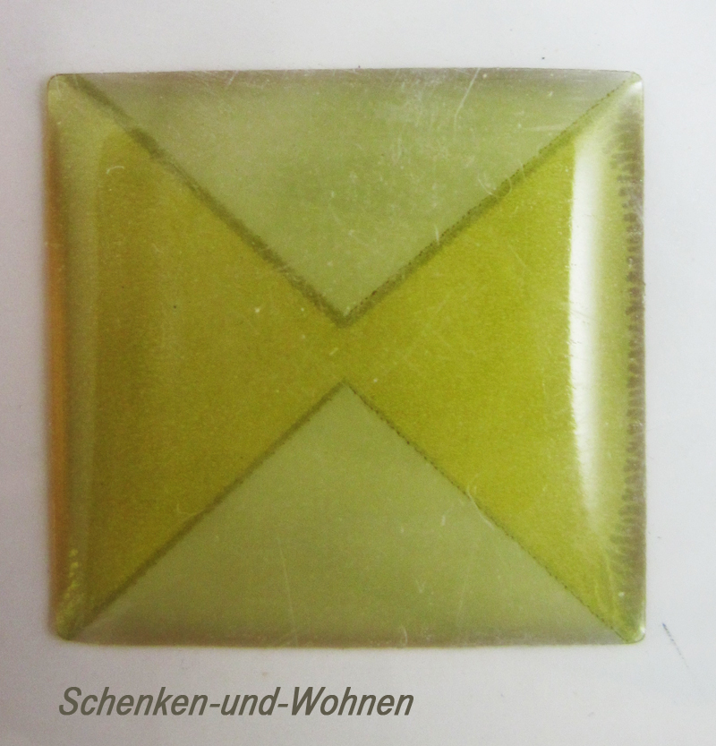 fliesendekor_fliese_gelb_d1 Selbstklebende Fliesendekore Minifliese, Gelb ca. 1,6 cm x 1,6 cm