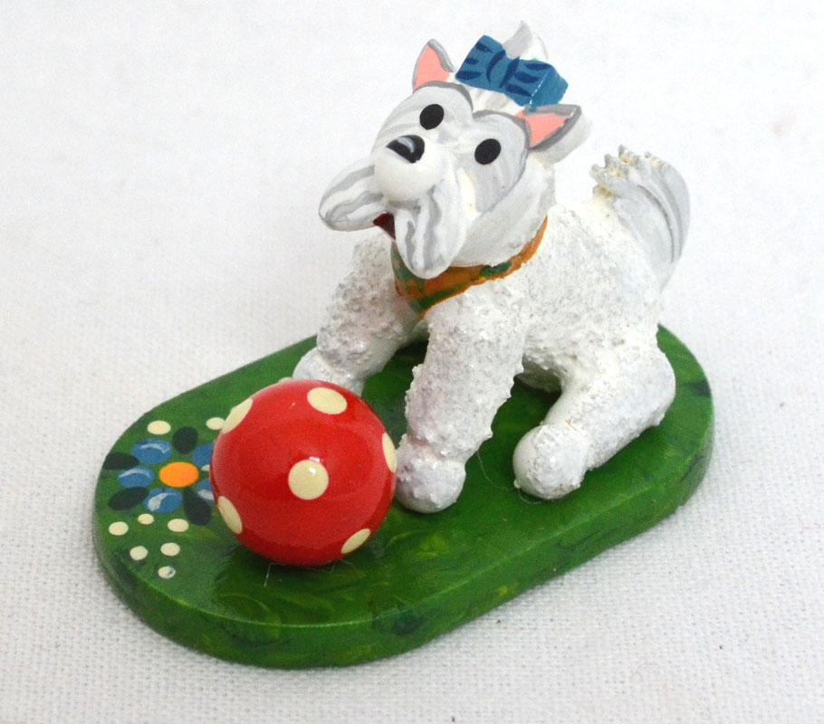 303h0021_mein_h_ndchen_d2 Hubrig - 1 Stück Miniatur Mein Hündchen ca. 3 cm