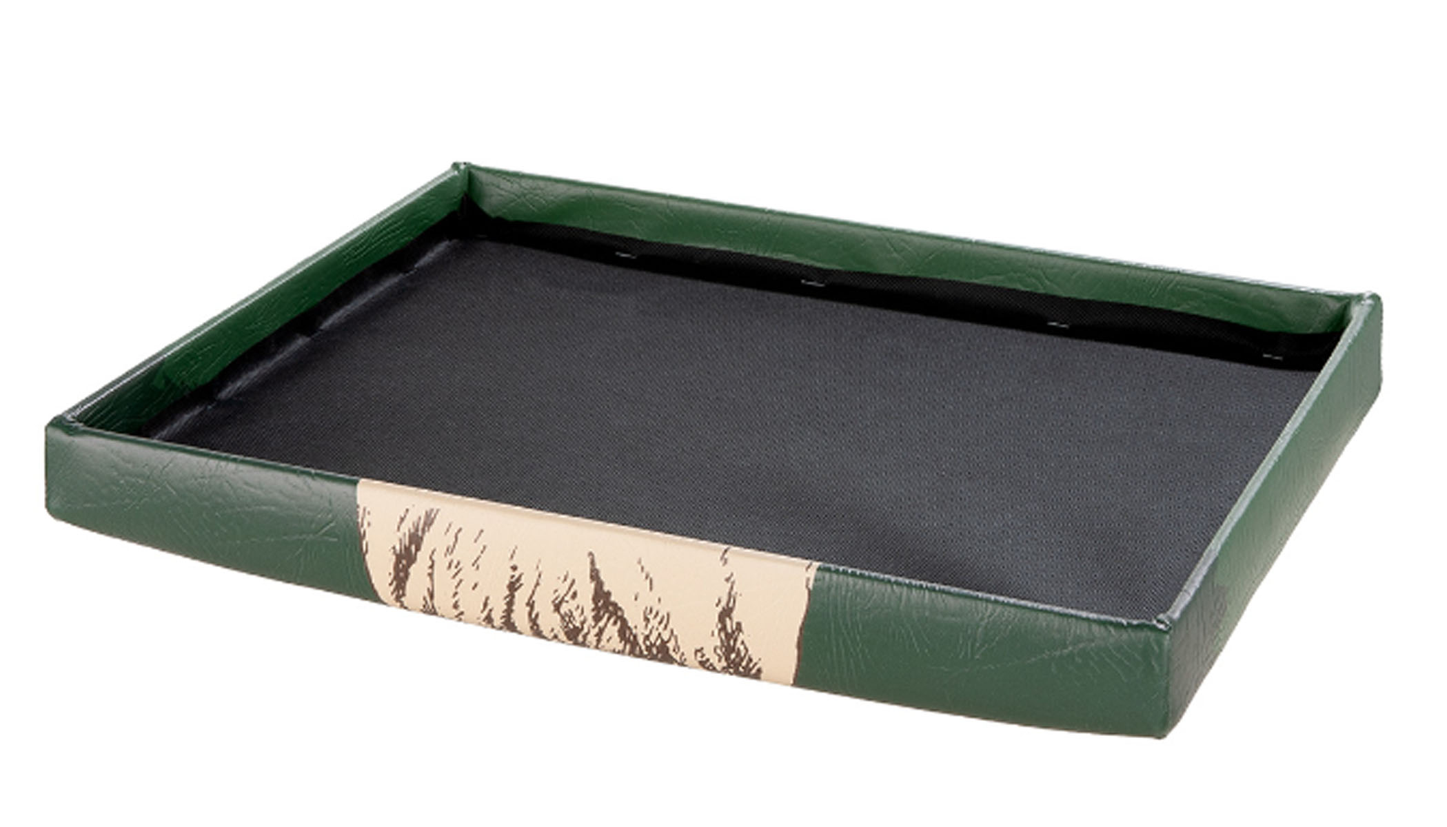 Sitzpolster „Waidmannsheil – Platzhirsch“ für Bierkisten, Hirschmotiv, 44 × 34 × 5 cm