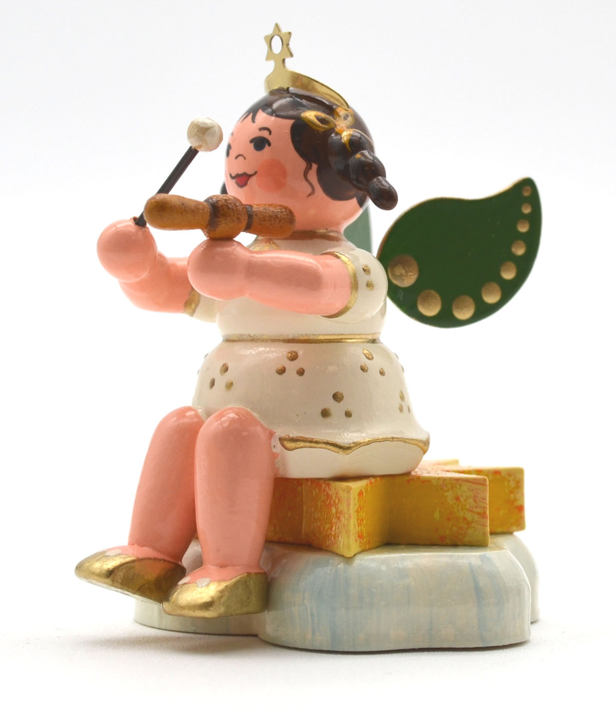 Hubrig - Hubrig - Engel Klangholz sitzend ca. 6 cm Neuheit 2025