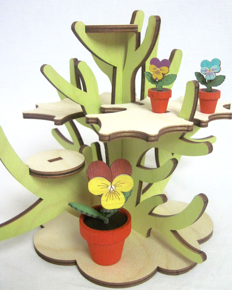 Kuhnert - Stiefmütterchen groß im Blumentopf ca. 7,5 cm hoch