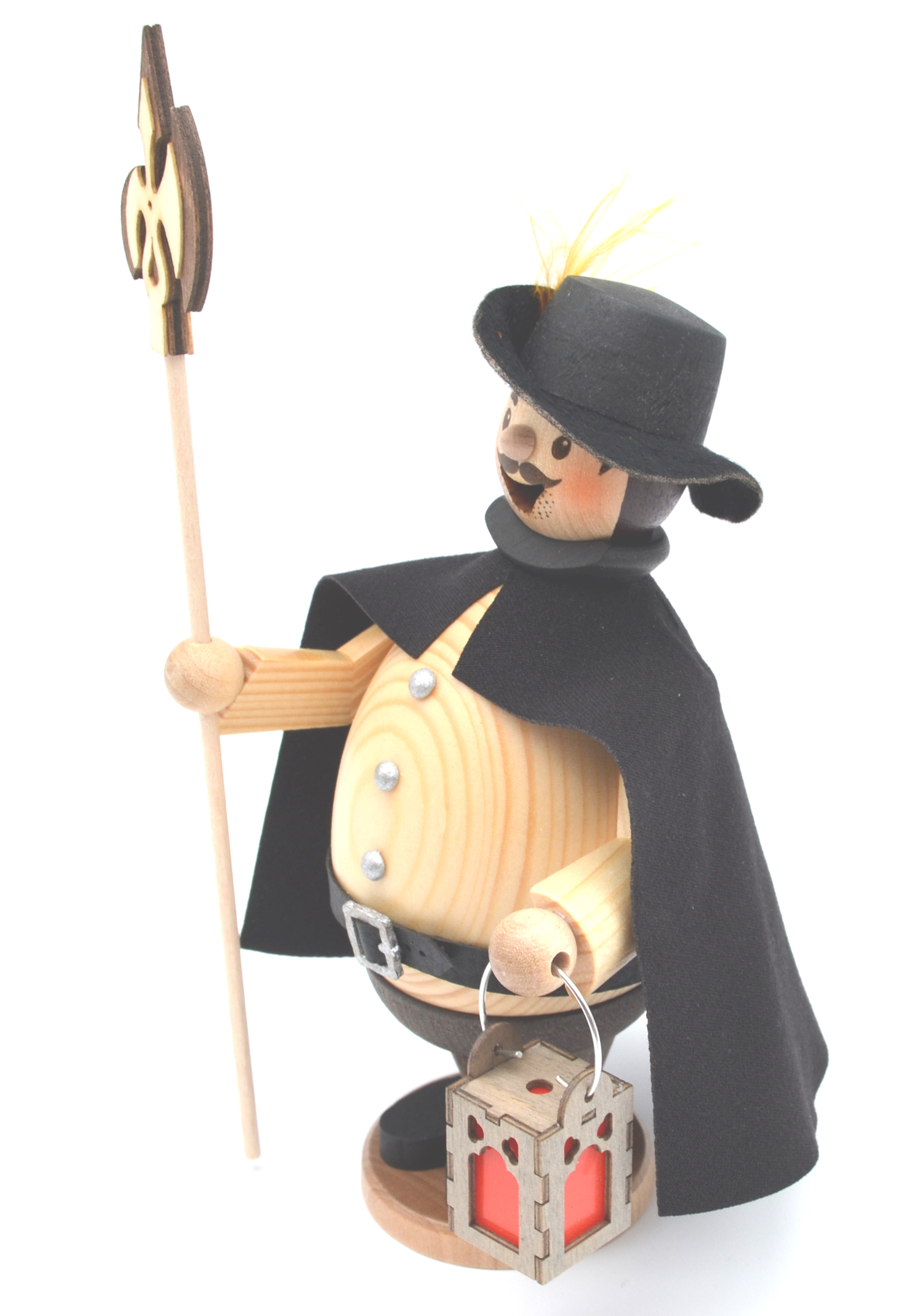 Rauchfigur Max  "Nachtwächter" mehrfarbig ca. 16 cm