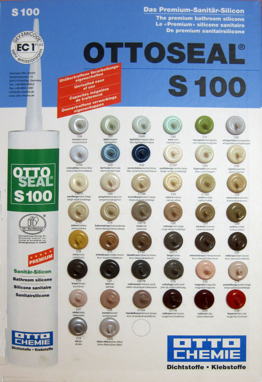 Sanitär-Silikon OTTOSEAL S100 Seide C6778, Kartusche 300 ml
