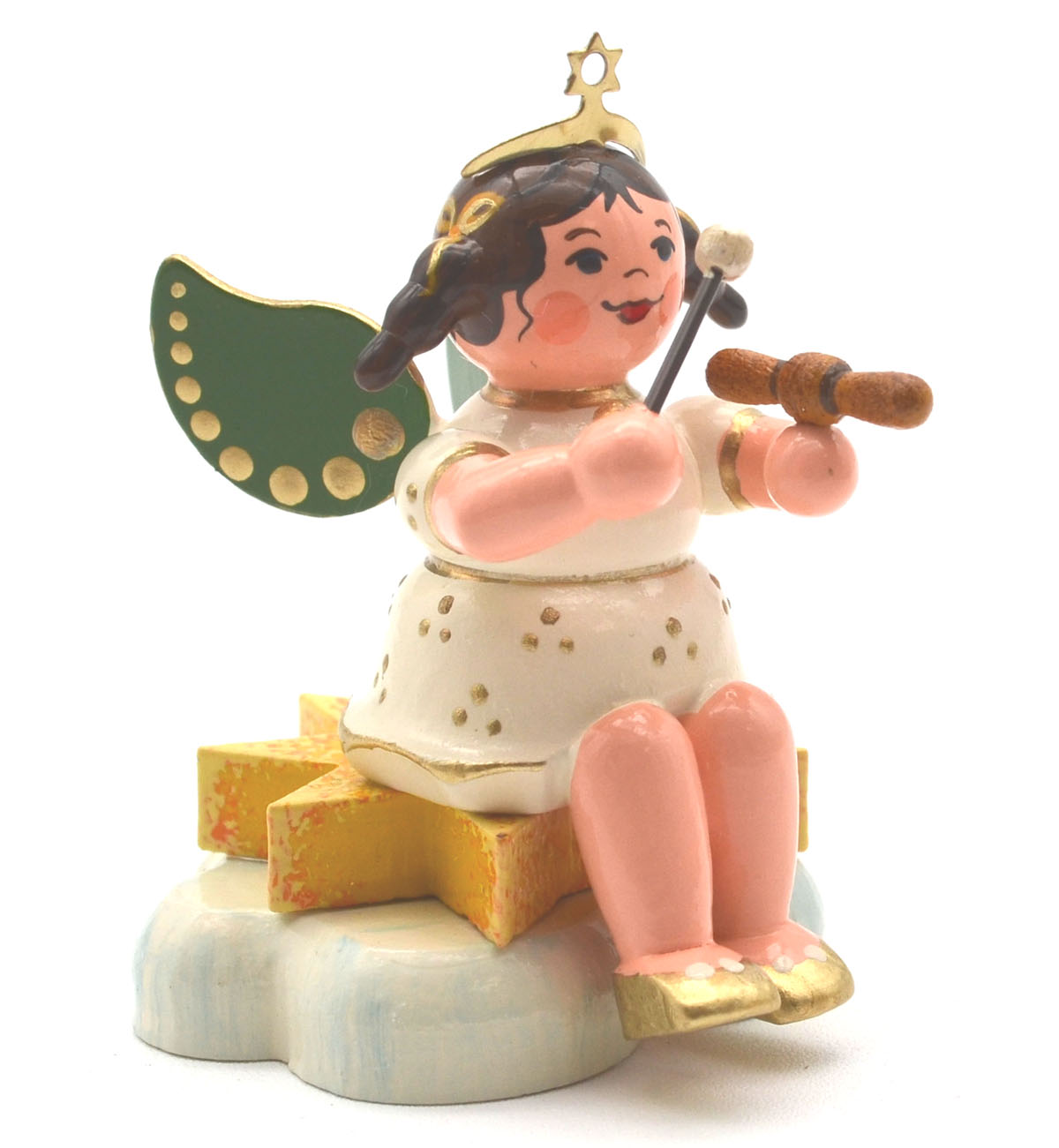 Hubrig - Hubrig - Engel Klangholz sitzend ca. 6 cm Neuheit 2025