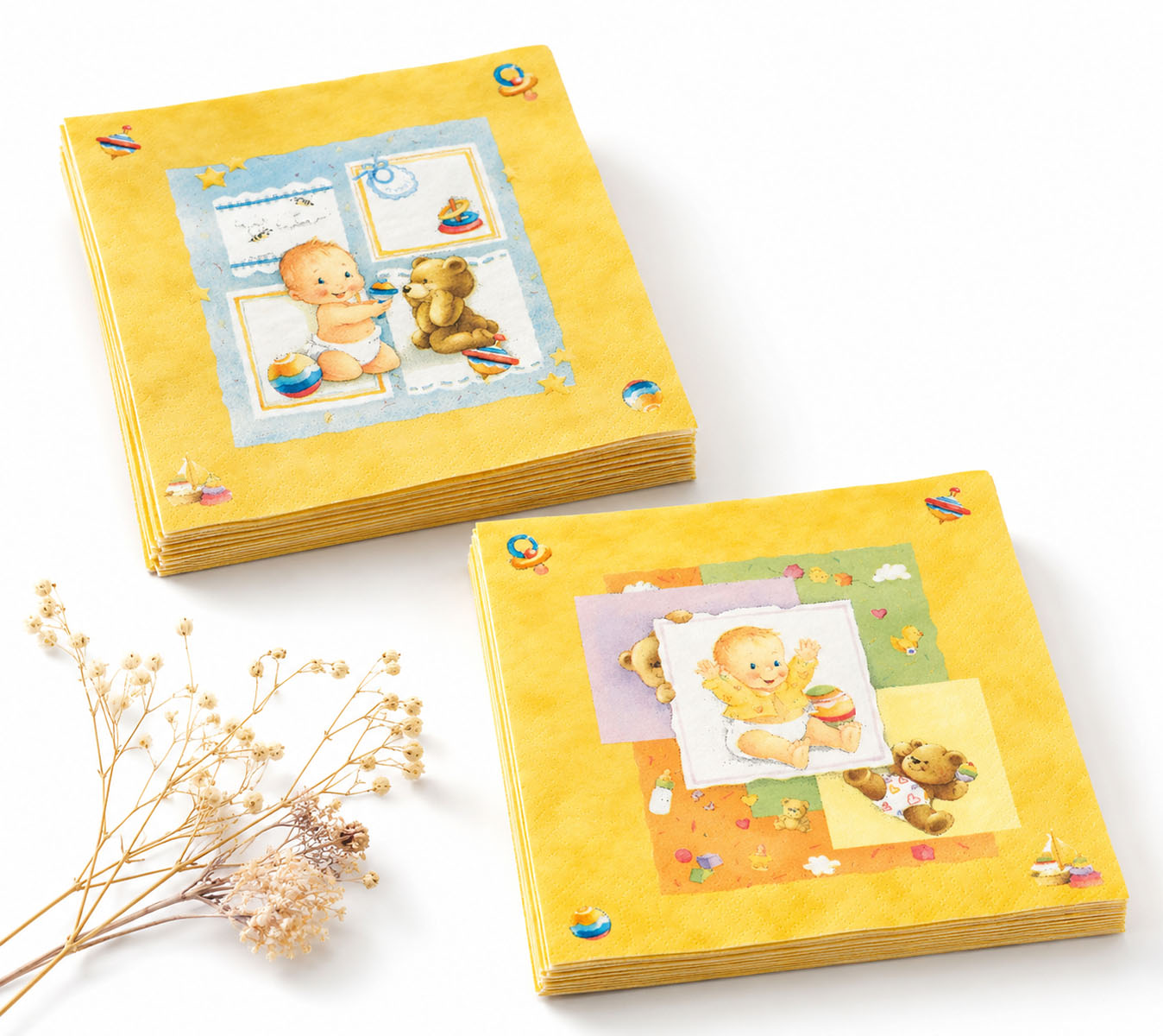 Design-Servietten „Geburt“ 33 x 33 cm | 20 Stück | 3-lagig