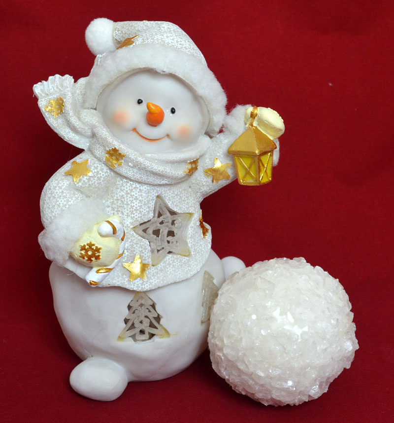 Deko Schneekugel 8 cm