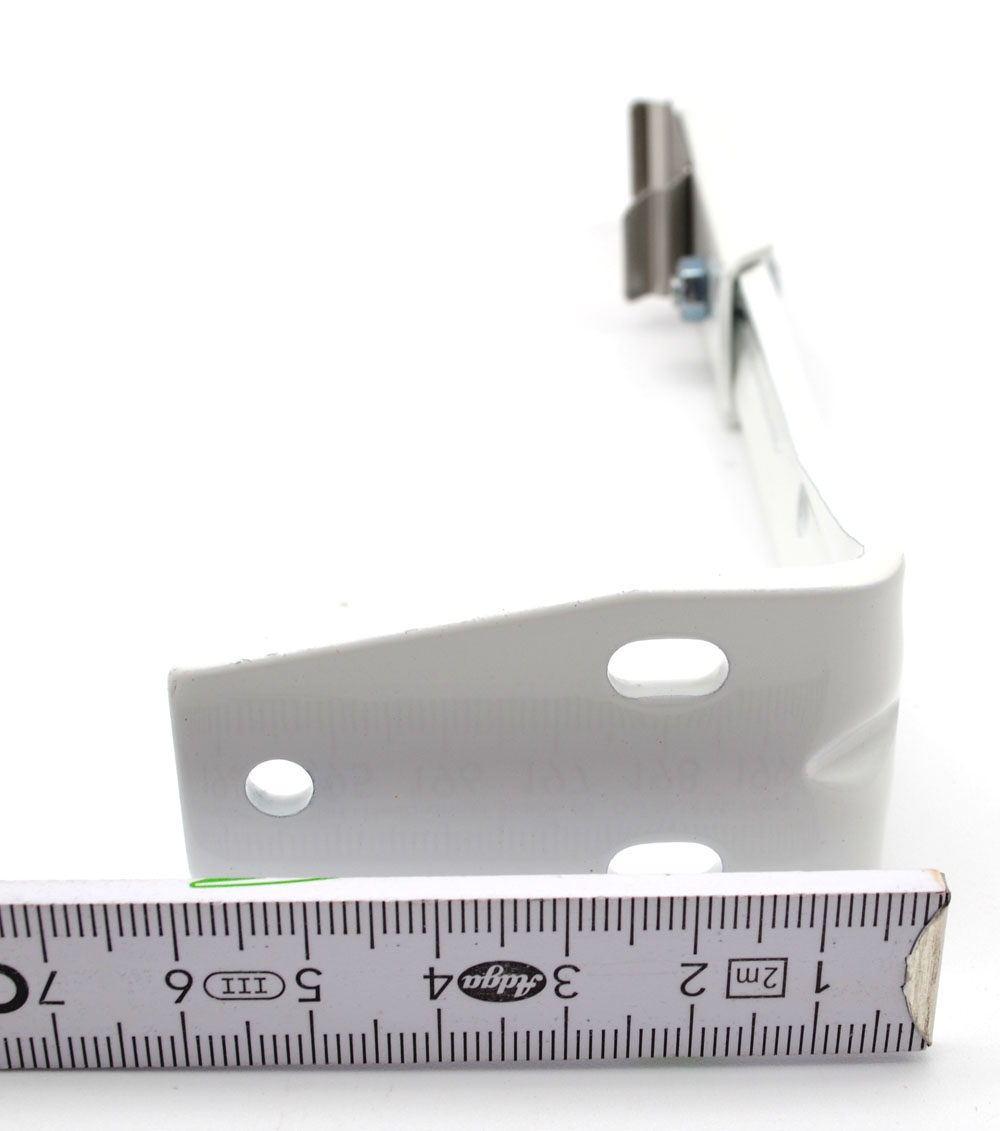 Wandwinkel 108-156 mm Monomatik für Lamellenanlagen weiss