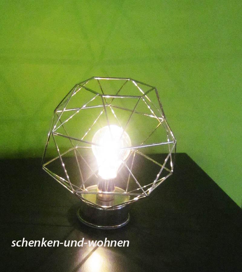 553431_metalllampe_silber_d2 Retro-Nostalgie-Metall-Lampe silber, batteriebetrieben ca. 20 x 20 x 21 cm